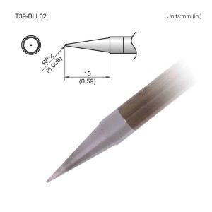 TIP,CONICAL,R0.2 X 15MM,FX-9701/9702
